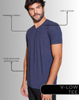 Camiseta V-low Azul