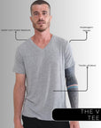 Camiseta The V Cinza