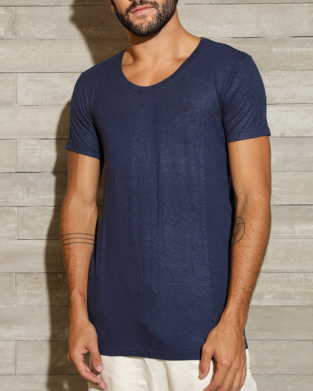 Camiseta Fin Tee Azul