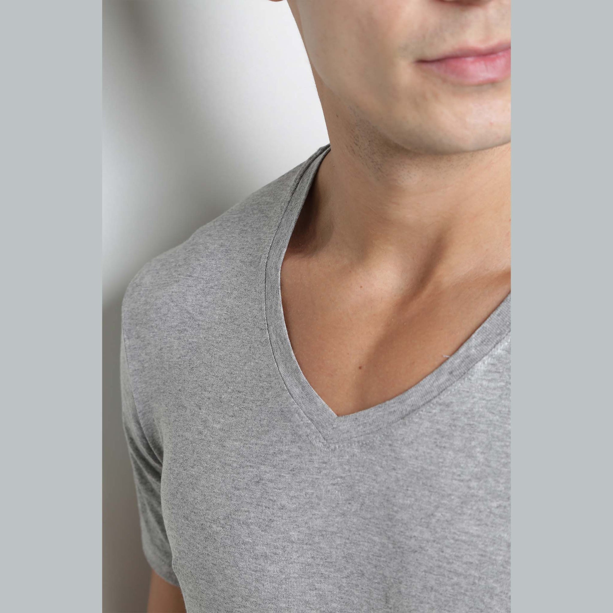Camiseta The V Cinza